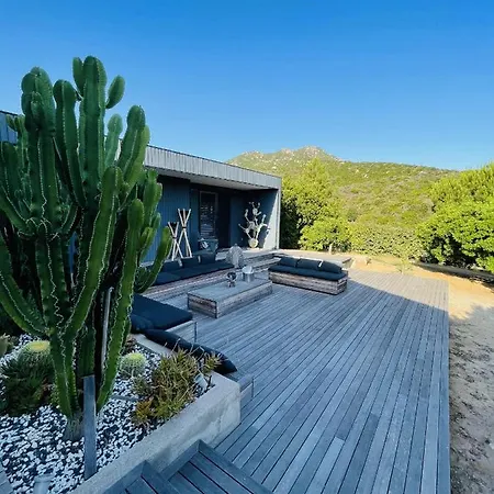 빌라 Paradis De 4 Villas T2 A Capo Di Feno A Seulement 800 Metres De La Plage